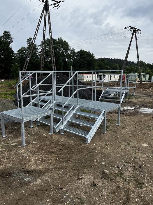 Schody metalowe zewnętrzne  stalowe techniczne  MIECHÓW