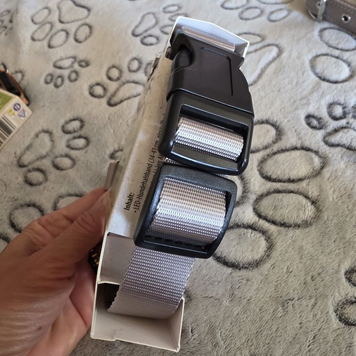 Obroża LED dla psa Romeo – USB-C, rozmiar S, nowa