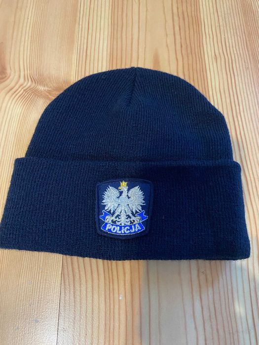 czapka policja zimowa