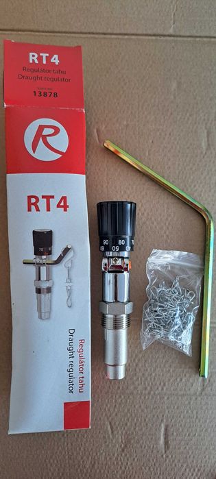 Regulador de tiragem termostático para caldeiras