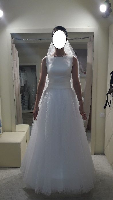 Suknia ślubna na ślub Fulara&Żywczyk biała do zmierzenia piękna tiul