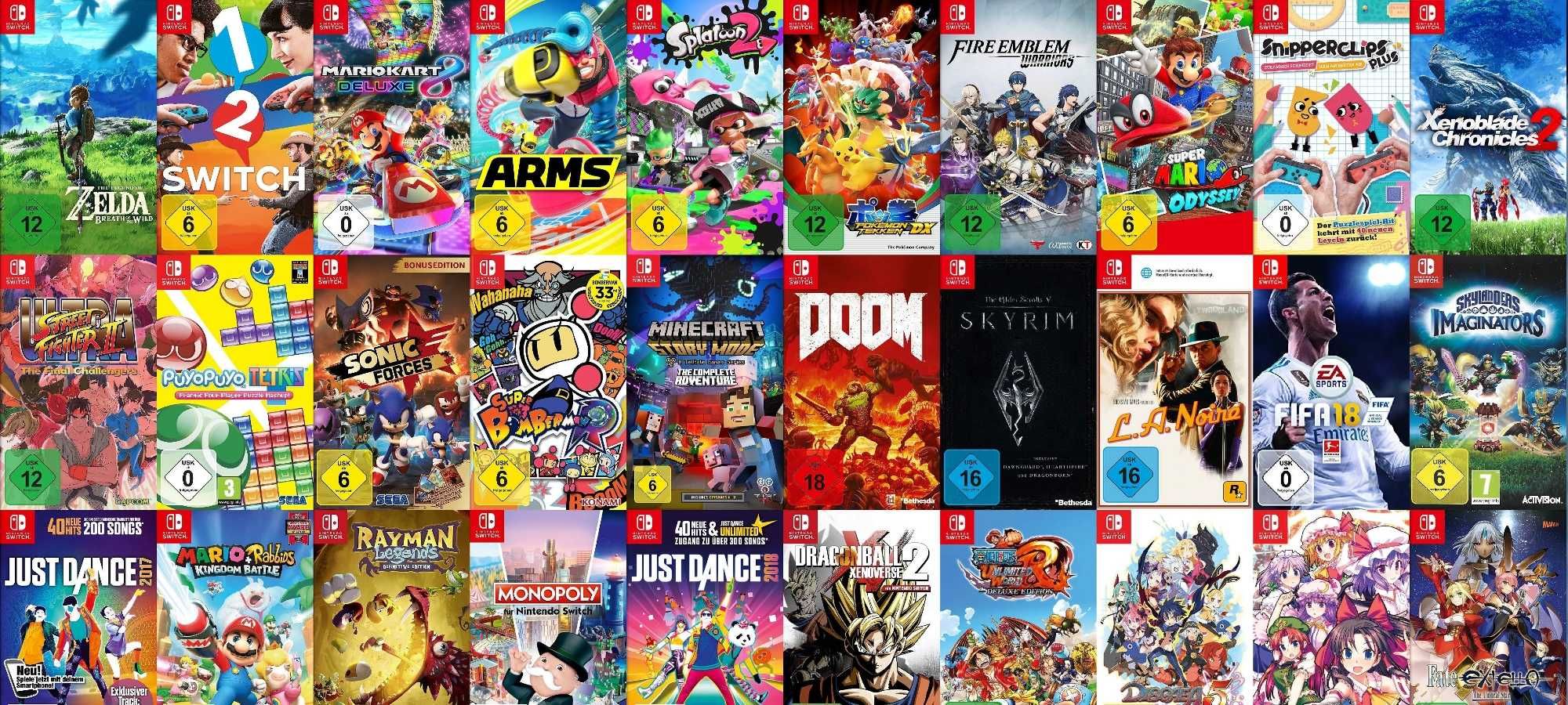Игры для Nintendo switch (Zelda , Mario , Witcher и другие игры): 400 ...