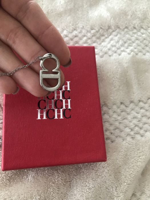 Colar cristian dior prata