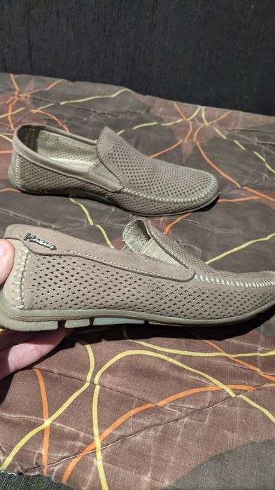 Мужские туфли-макасины 39-40р.