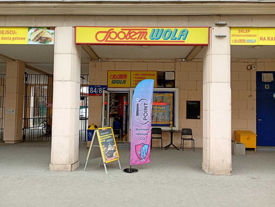 SODA POINT Warszawa (Młynów), Wolska 84 Wymiana nabojów CO2