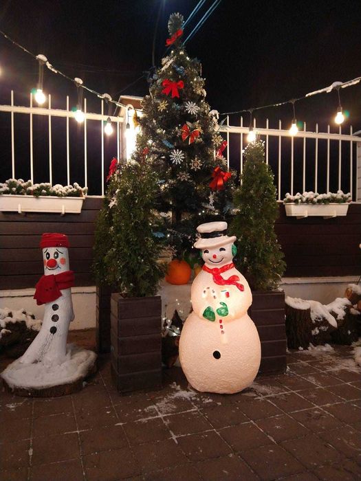 Bałwanek Świąteczny Podświetlany