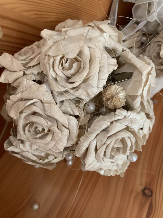 Ozdoby na ślub wesele serce z róż