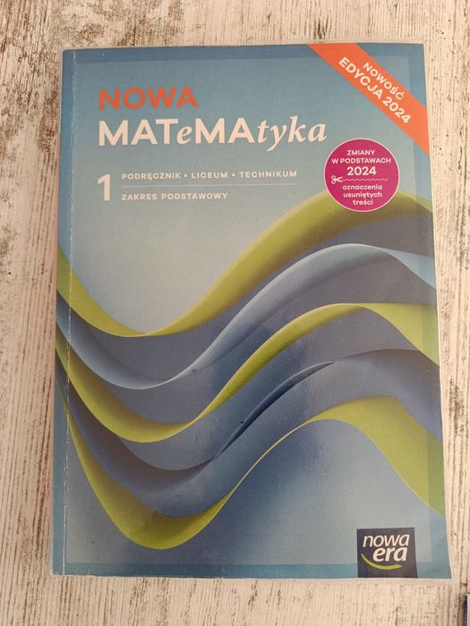 Podręcznik Nowa matematyka 1