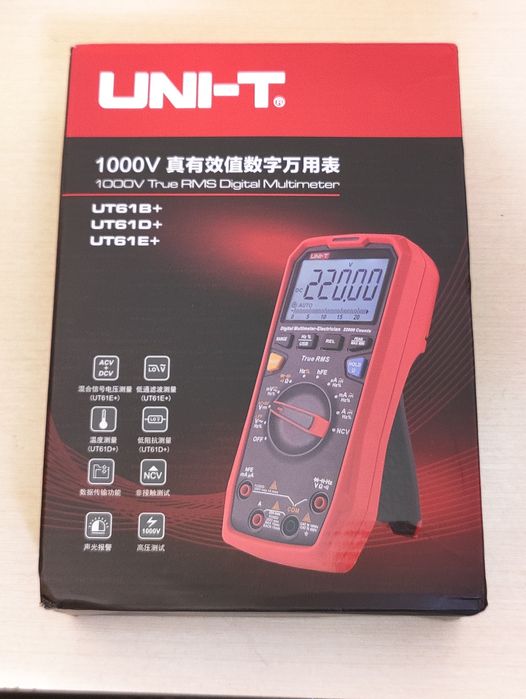Цифровой мультиметр UNI-T UT61E+ новый плюс подарок