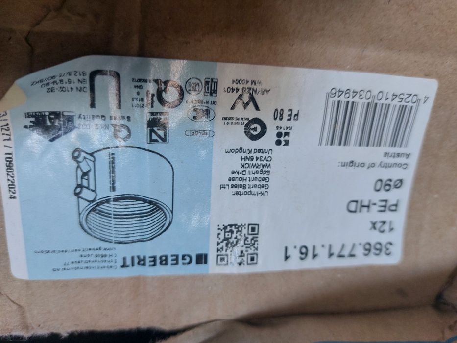 Elektromufa Geberit kolanko mufa elektrooporowa DN 80