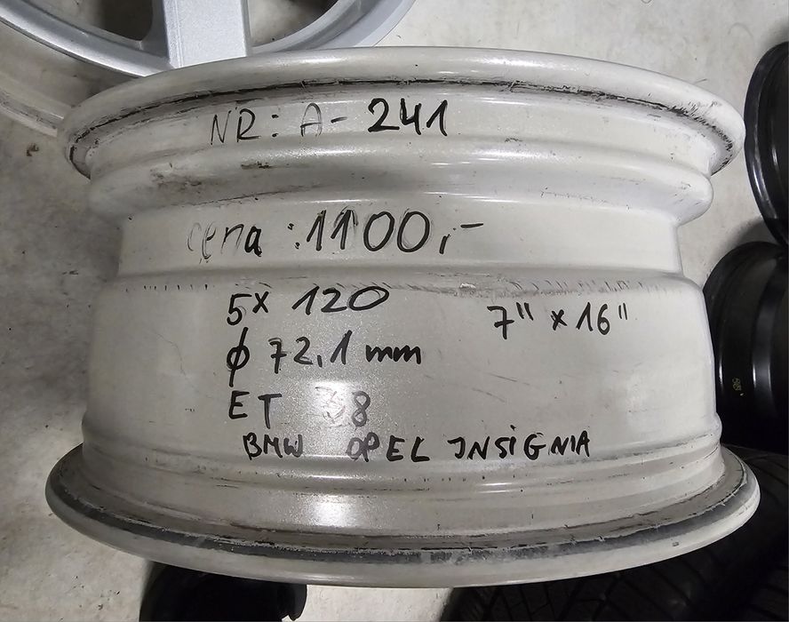 Alufelgi 16" 5x120 BMW Opel Insignia