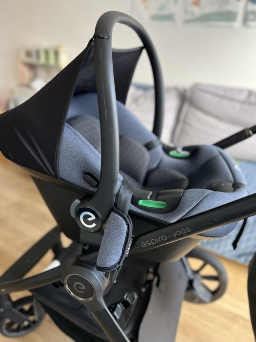 wózek Espiro Yoga Universal Pram 2w1 + fotelik samochodowy Espiro