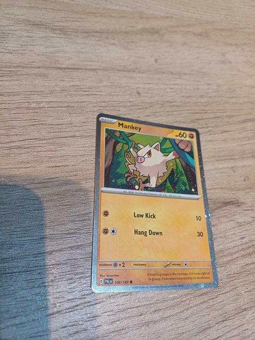 Carta Pokémon Mankey #106/193