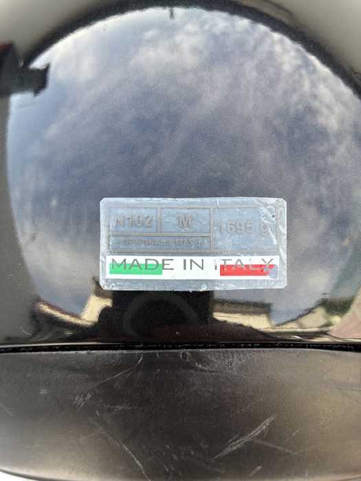 Capacete nolan N-102 n-com tamanho M como novo