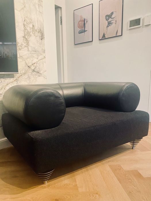 Fotel sofa modulowa Aris Arezzo skora i welna jak Kler Bo Concept