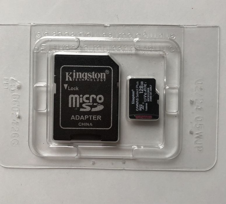 Карта пам'яті Kingston Canvas Select Plus 128GB microSDXC + Адаптер