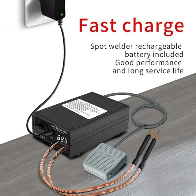 Апарат точкового зварювання 8000W для 18650 21700 акумуляторів spot welder