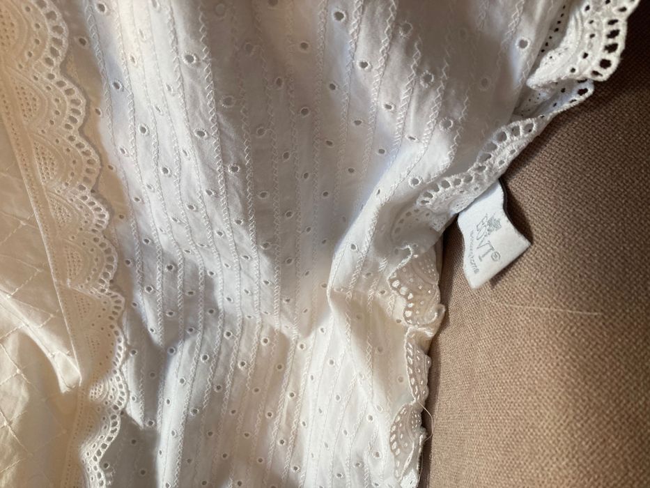 Colcha para cama de criança bordado inglês