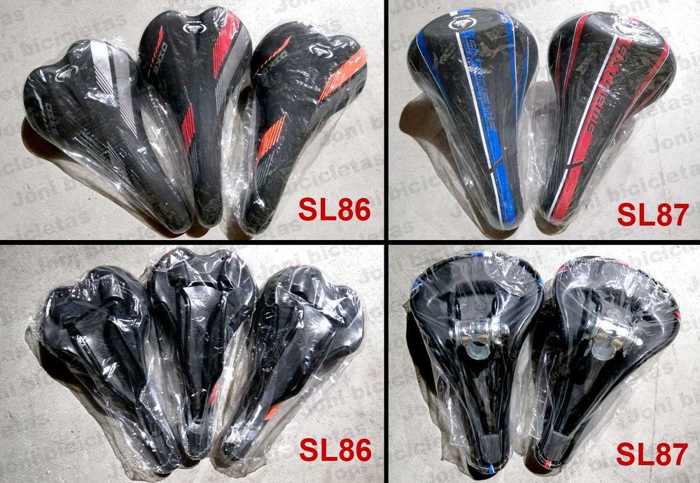 Selim / assento de bicicleta pasteleira, corrida, BMX, MTB, criança