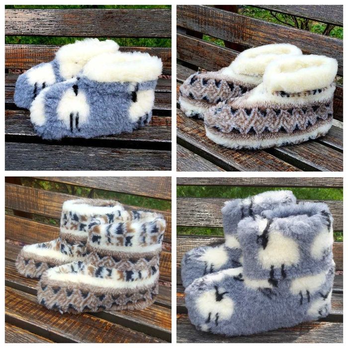 Чуні низькі із овчини капці тапочки валянки гурт опт, чуни мужские