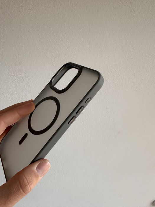 Etui Matowe MagSafe titan + szkło hartowane do IPHONE 16 PRO MAX