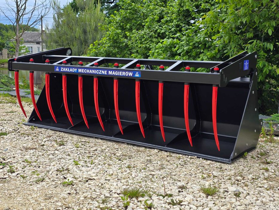 Łyżko krokodyl 2m z mocną konstrukcją mocowanie Euro SMS Mailleux