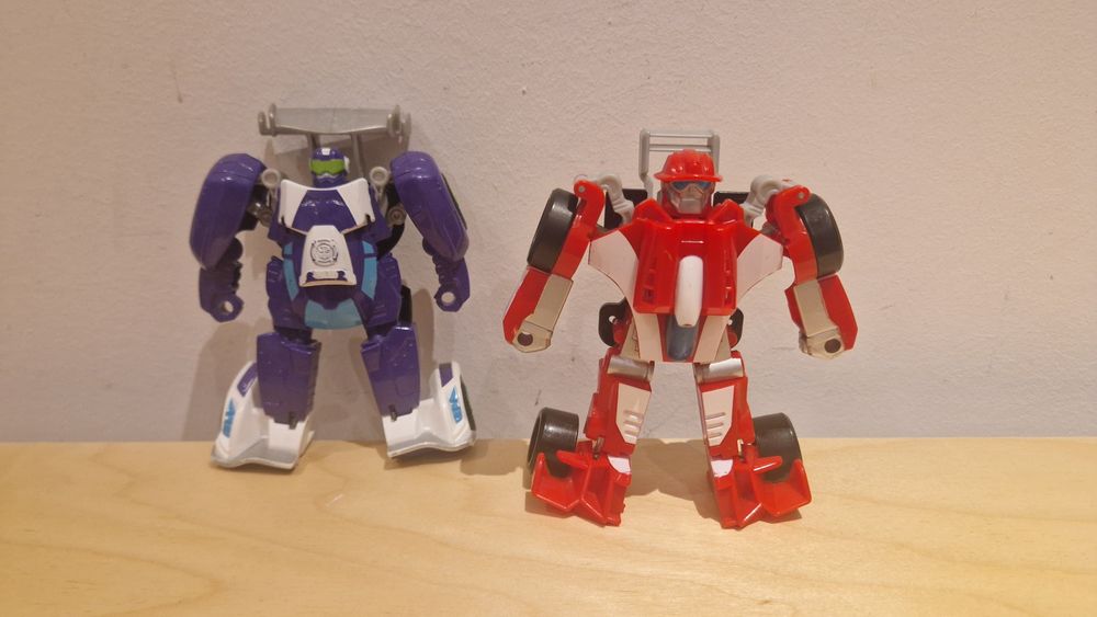 Zestaw figurek Rescuebot Wyścigowe:  Blurr i Heatwave-  2 szt.