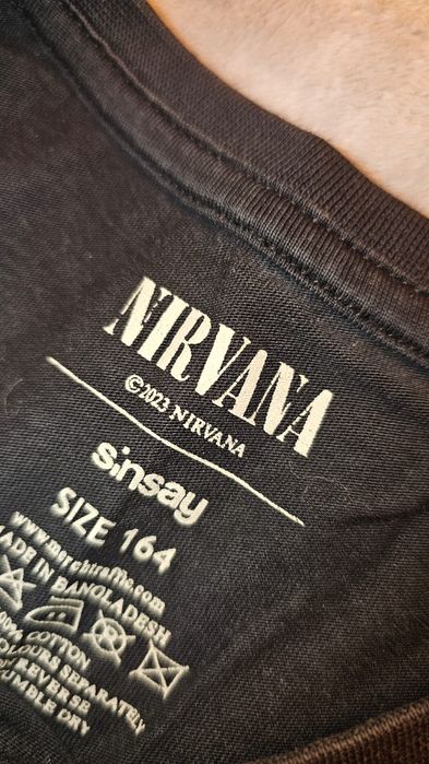 Koszulka nirvana dla dziewczynki