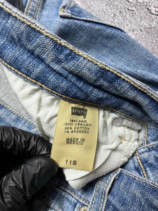 Вінтажні Жіночі Джинси Levis 524 Левайс 524 Bootcut Будкат Flared Клеш Синій Колір Розмір С