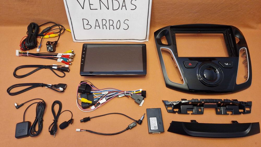 (NOVO) Rádio 2DIN 9" • Ford FOCUS MK3 (2011 a 2019) • Android [4+64GB]