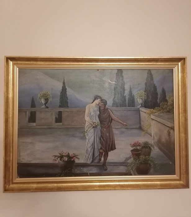 Obraz olejny Stary, śródziemnomorski, rzymski