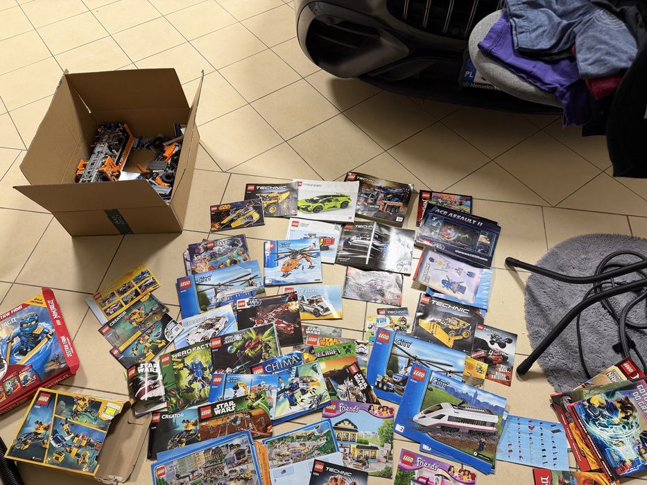 Klocki lego  różne  rodzaje