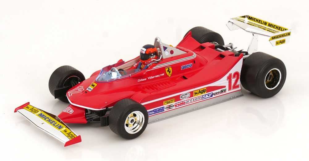 1/18 ferrari 312 t4 winner gp south africa villeneuve 1979 (bburago)