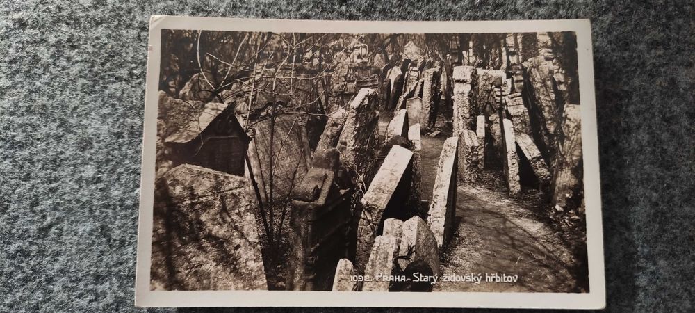 BY Czechy Praga- Stary cmentarz żydowski - na papierze fotograficznym