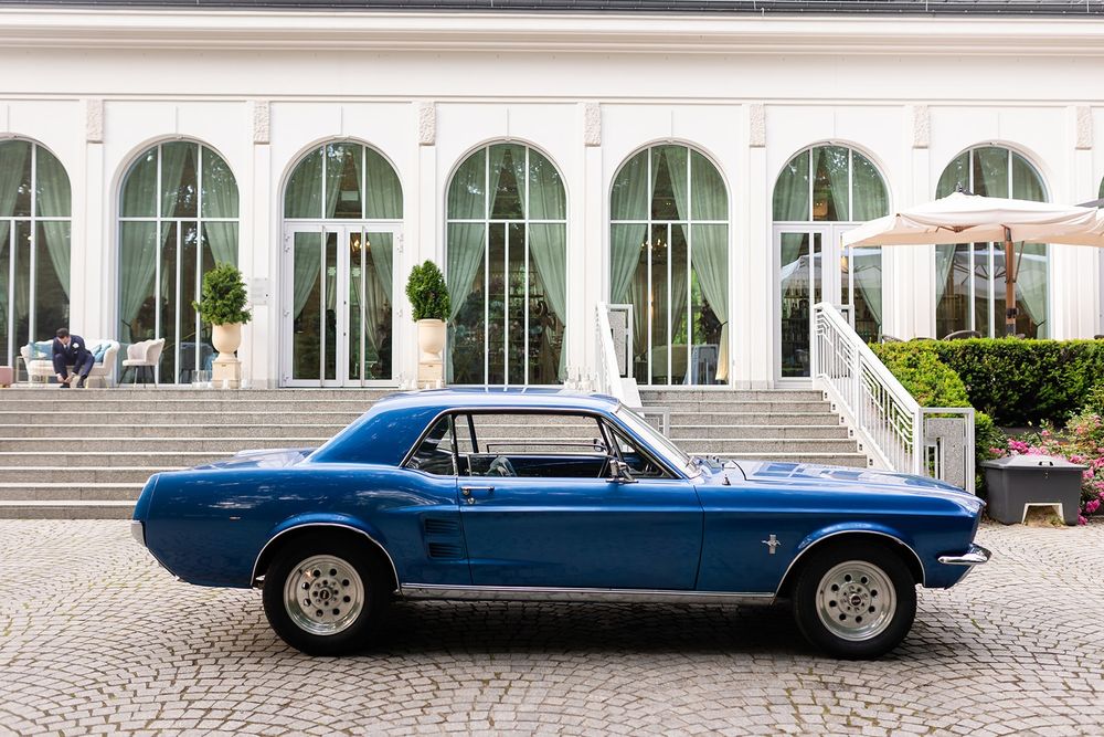 Auto do ślubu - Mustang 66'. teledyski, reklamy, wesele
