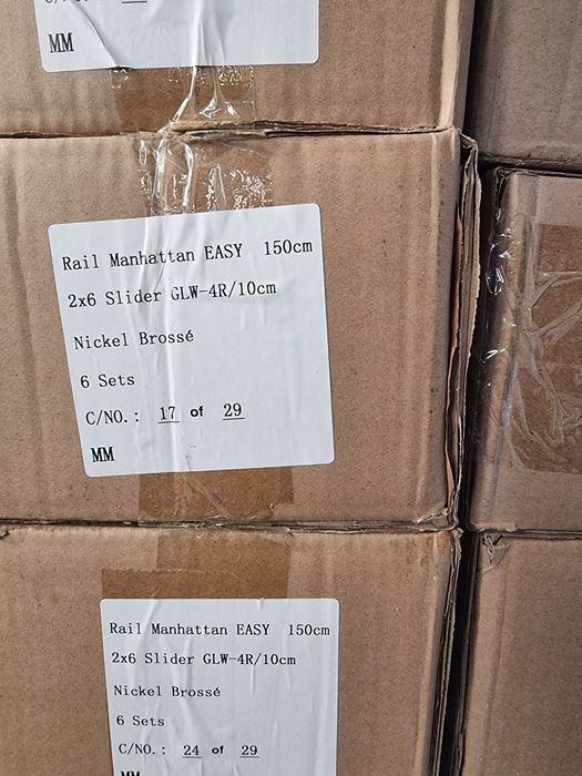 Lote de varões de cortinado *1100 un.*