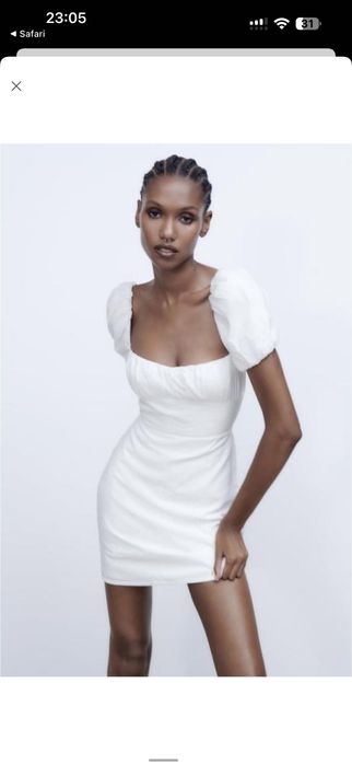 Лляна сукня zara