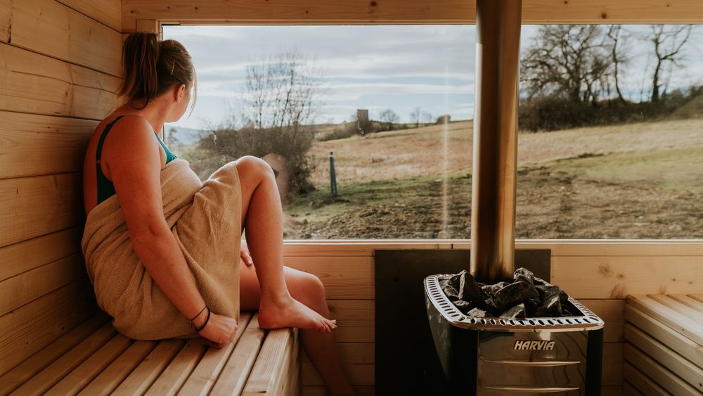 Sauna ogrodowa, HONEY, mobilna,