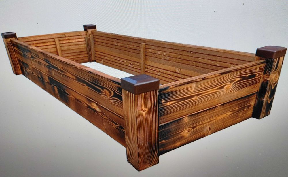 nowa obudowa na grób drewno impregnowane malowane