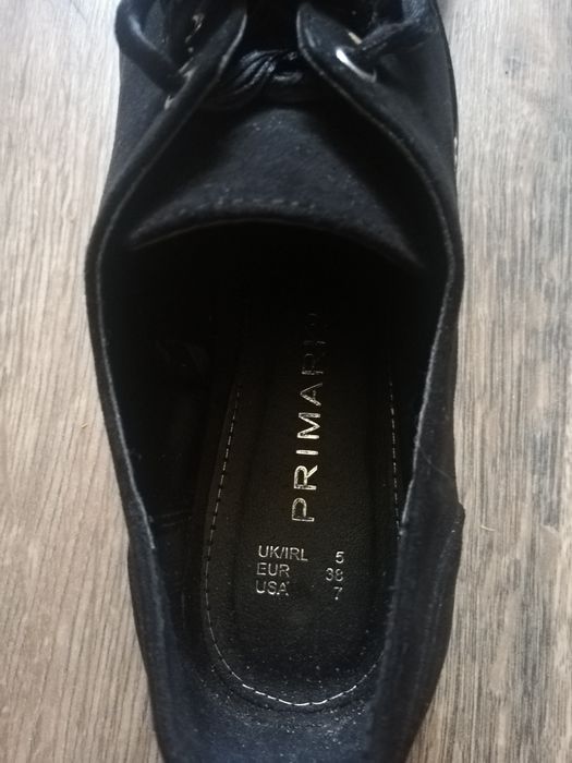 Buty rozmiar 38 damskie Primark zamsz