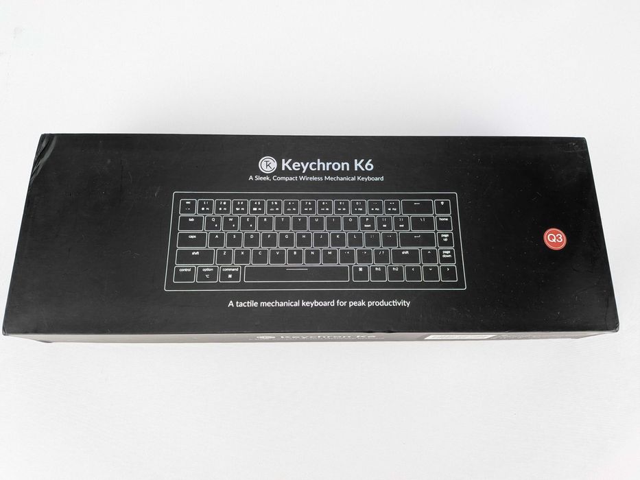 KEYCHRON K6 - Klawiatura bezprzewodowa mechaniczna - RGB Brown Switch