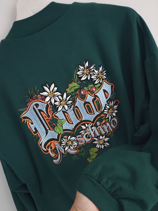 Love Moschino bluza bomberka damska hatf z tyłu M/L