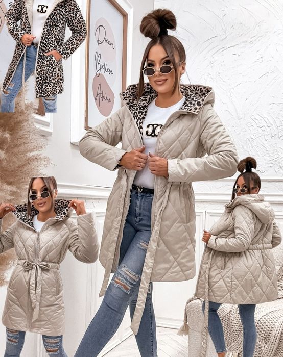 Kurtka damska dwustronna