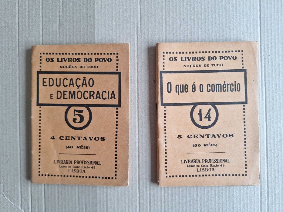 Os Livros do Povo – Noções de tudo, Edição da Livraria Profissional, pelo editor Pedro Bordalo Pinheiro, 1910-1916 (venda individual)