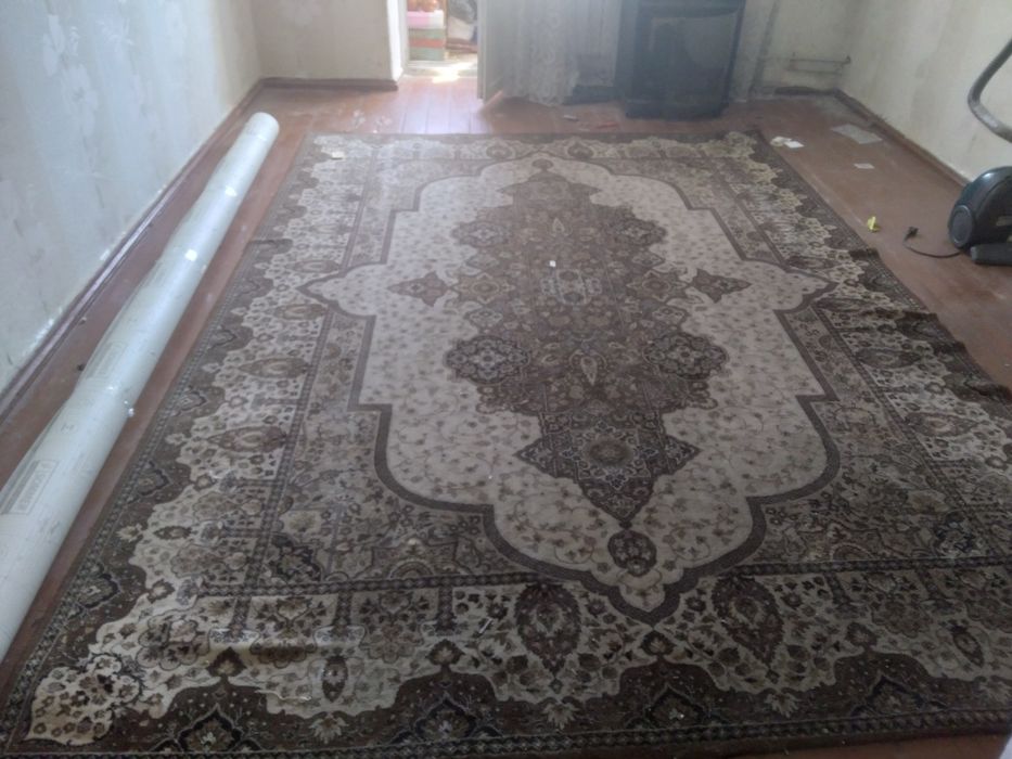 Ковер бу размер 3×4 цвет серый