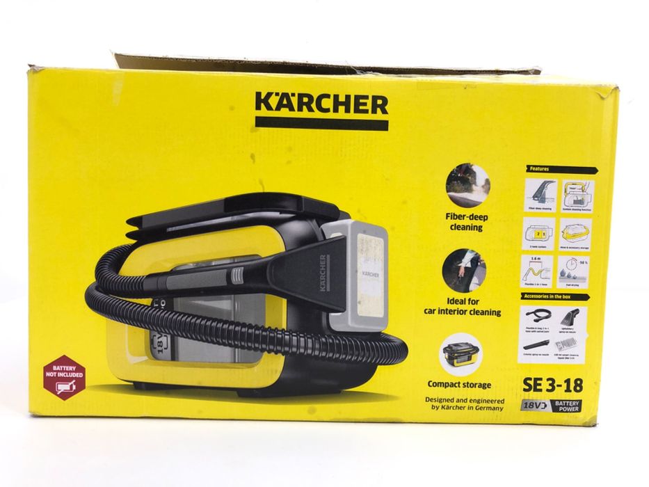 Odkurzacz piorący Kärcher akumulatorowy SE 3-18 Compact 1.081-500.0