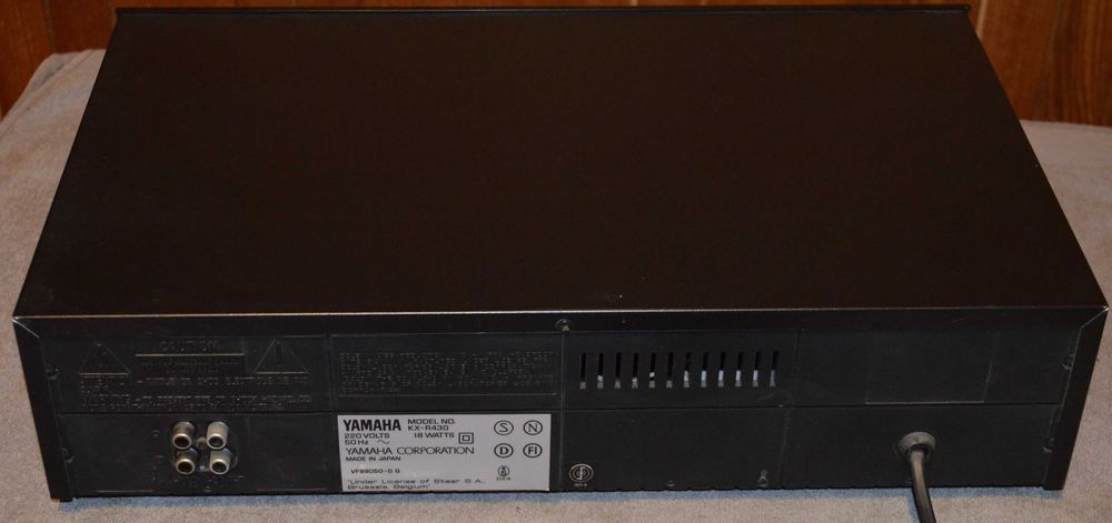 Yamaha KX-R 430 RS Magnetofon kasetowy z Reversem Dolby B  C  Japoński