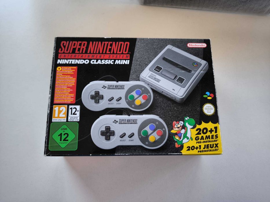 Super Nintendo + 2x Controladores + 20 Jugos