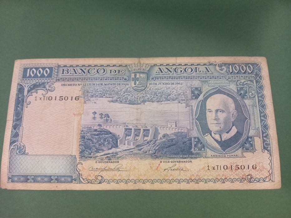 Nota de Mil escudos  Angola