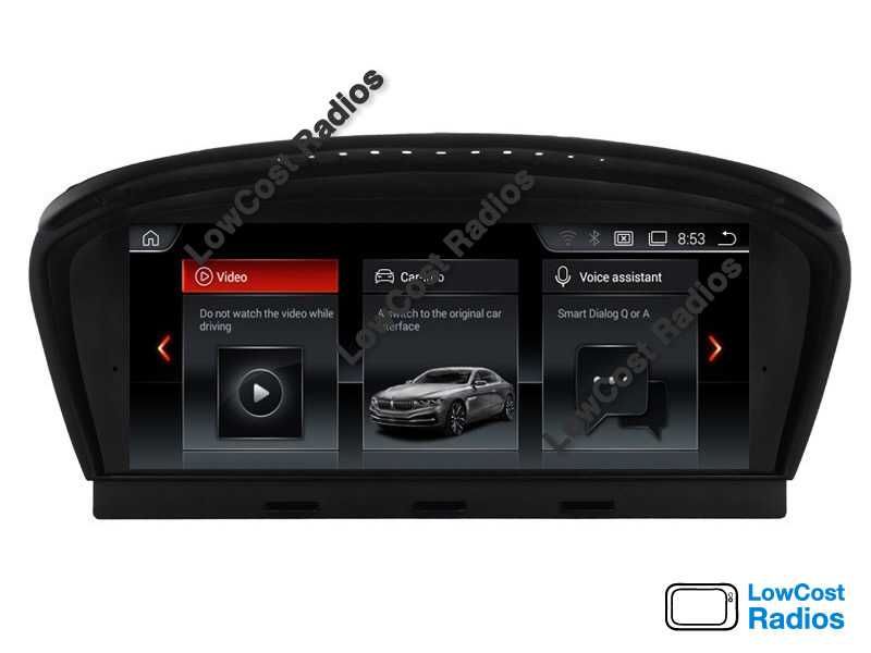 *(NOVO) Auto Rádio GPS ANDROID BMW E60, E61, E90, E91 (Série 3 e 5) | CARPLAY • ANDROID AUTO